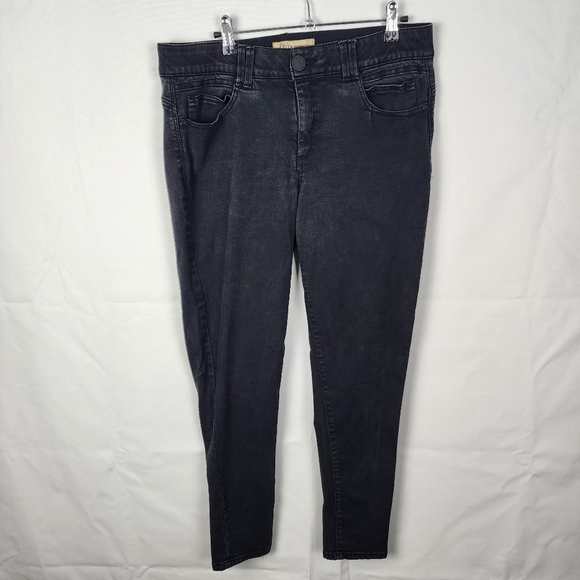 Democracy "Ab"technology Black Skinny Jeans SIZE 12 - Picture 1 of 6